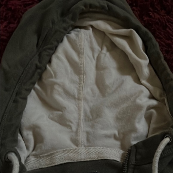 Abercrombie men's long sleeve half zip hoodie - Picture 3 of 4